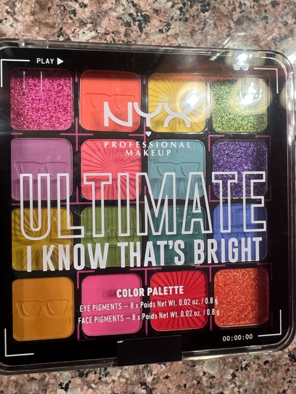 NYX Ultimate I Know That's Bright Color Palette - Vibrant Multi-Color